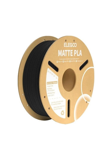 Elegoo Pla Matte Filament Siyah