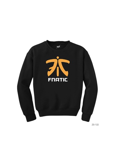 Csgo Fnatic Team Siyah Sweatshirt Siyah