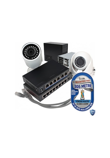 Vorex Cat6 Utp 305 Metre İç Mekan Ethernet Ağ Kablosu - 24 Awg 0.50mm Gri Esnek Pvc Kılıf