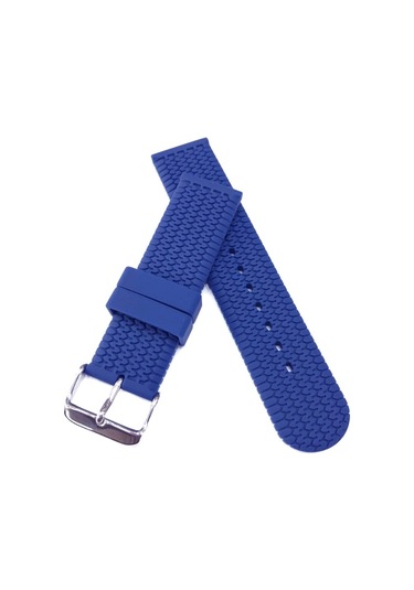 22 Mm Silikon Saat Kordonu 24 Mm - Lacivert