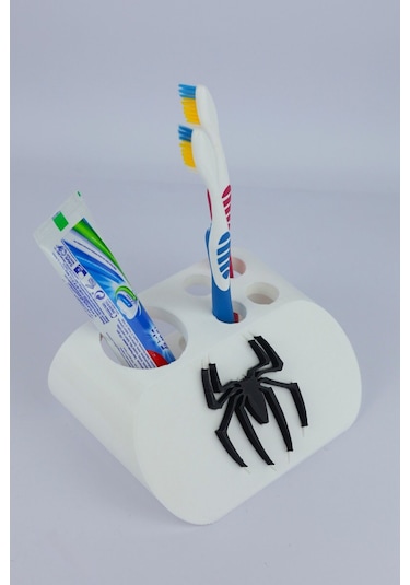 Spider Man - Dekoratif Diş Fırçalık Beyaz