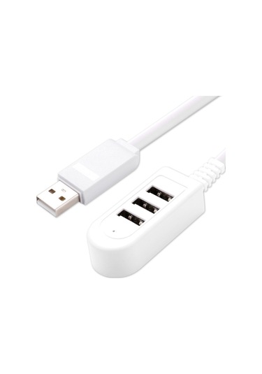 Springsun Usb 3.0 Hub 3 Portlu, Hızlı Veri Transferi, Isı Dağıtımı, 0.25m Kablolu, Beyaz, Taşınabilir, Plug & Play