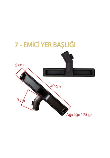 Arzum Ar4054 Cleanart Silence Pro Uyumlu Süpürge Emici Yer Başlık (516602352)