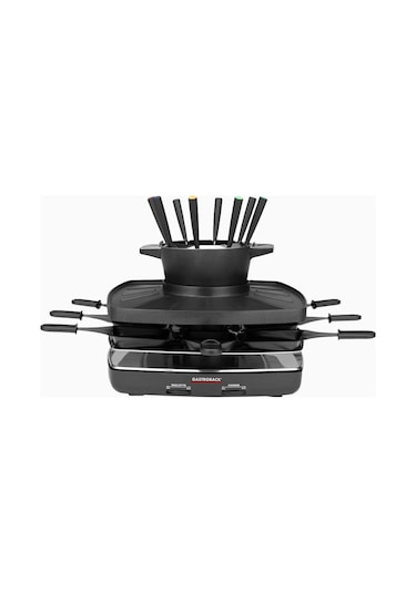 Raclette & Fondue Set, 1,15 L Fondue Ve 8 Panlı Premium Set