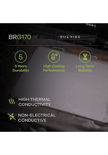 Buzrise Brg-170 10gr Yüksek Performanslı Termal Macun 17w/m.k