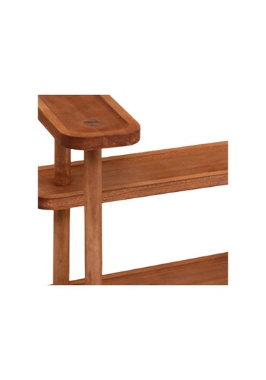 Homyl Masaüstü Düzenleyici Rustik Çok Amaçlı Kozmetik Kiler Koyu Kahverengi