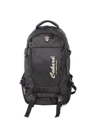 Kaliteli Su Geçirmez Ortopedik Sırt Yolcu Dağcı Spor Kamp Gezi Seyahat Çantası 50 Lt Siyah