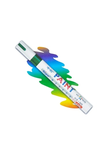 Oto Rötuş Boya Kalemi Araç Kaporta Çizik Giderici Kalem Yeşil OYK8005