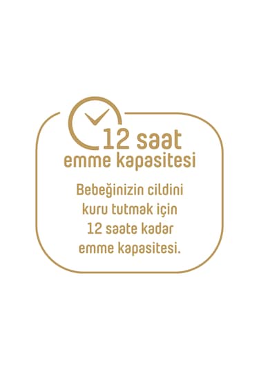 Pure Baby Organik Pamuklu Cırtlı Bez 2'li Paket 4 Numara 104 Adet 2'li