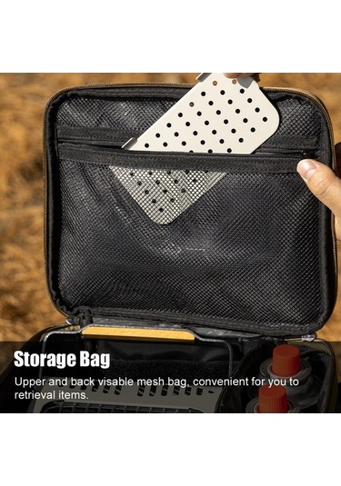 Besthome1 10l Oxford Kumaş Kamp Stoğu Çantası - Darbe Emici, Antrenörlü, Çok Renkli Kahverengi - Dış Mekan İçin Taşınabilir Sak Çok Renkli