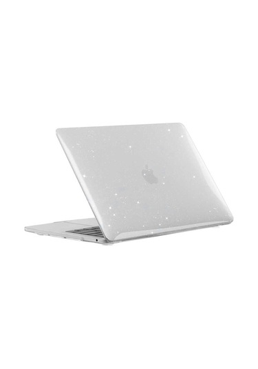 Ekılıf - Macbook 13.6' Air M3 A3113 Uyumlu - Alt Ve Üst Koruyucu Msoft Allstar Kapak - Şeffaf