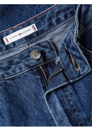 Tommy Hilfiger Dnm Emı Straıght Short Rw Kadın Mavi Şort - Ww0ww48598