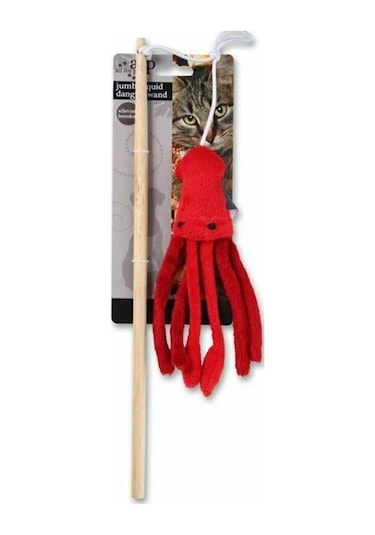 Afp 2082 35 CM Ahtapot Oyuncaklı Kedi Oltası