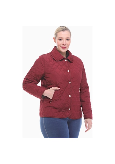 Vetre Bb Bordo Mevsimlik Kapitone Mont 1039 Bordo