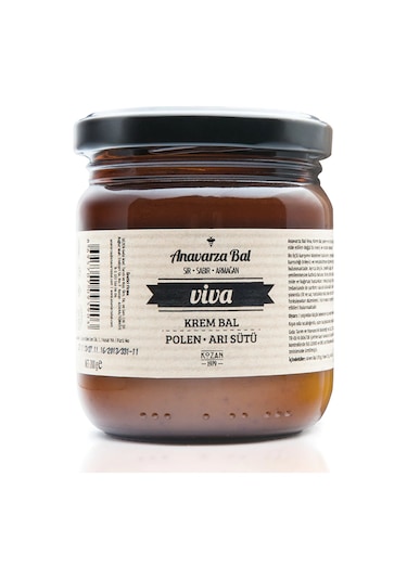 Anavarza Viva Arı Sütü Polen Krem Bal 200 G