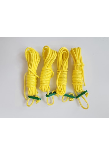 Rainbow 4 Metre x 4 Adet - Gergi Aparatlı İp Sarı