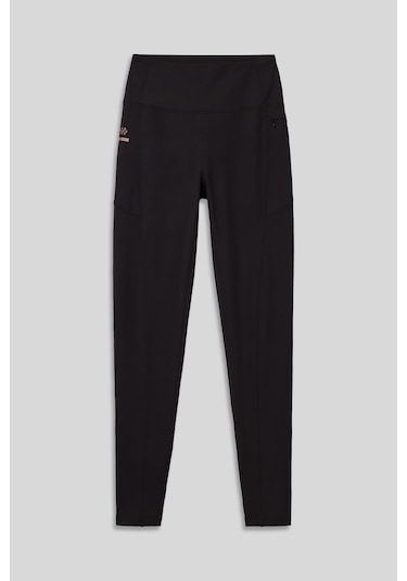 Tommylife Siyah Esnek Standart Fit Performans Kadın Tayt - 94667 SiYAH