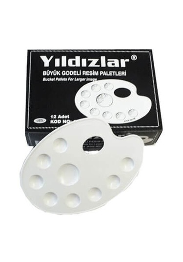 Yıldızlar Godeli Resim Paleti Büyük Oval 138