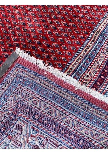 Antika Yüne Pamuk El Dokuma Sarough Iran Halısı 3X3,60M