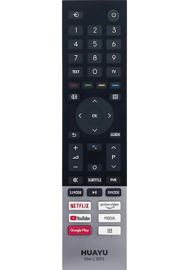 Ayt Huayu Rm-l1893 Toshiba Universal Ses Komutsuz Lcd Led Tv Kumanda Uzaktan Kumanda