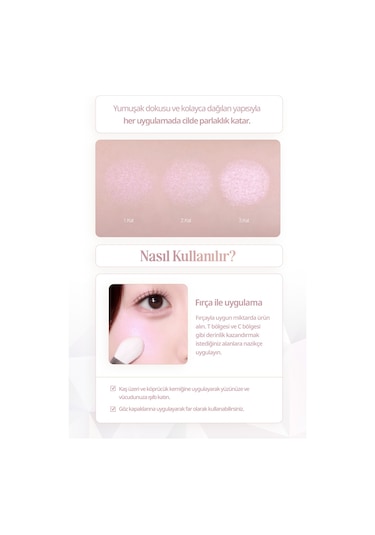 Mikro İnci Tanecikleriyle Yoğun Işıltı Sağlayan Highlighter Clıo Prism Highlighter 04 Grace Opal 04 Grace Opal