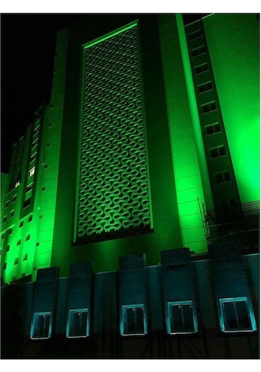 K2 100cm 36w Power Led Wallwasher Yeşil Işık Rengi Kwl115 Siyah