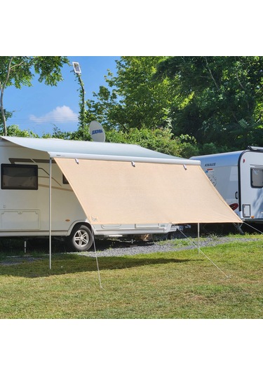 2k Karavan 390cm Karavan Tentesi Ön Uzatma Gölgelik Perde