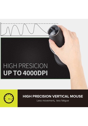 Şarj Edilebilir Bluetooth Ergonomik Usb Alıcı Bt1+bt2 6 Düğmeli Fare Kablosuz 4000 Dpı M618pd-siyah Diğer