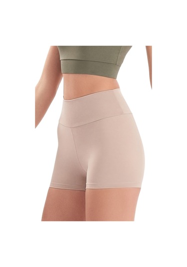 Josejuan Kadın Mini Spor Şort Tayt Yüksek Bel Sıkılaştırıcı 7400-taş Taş
