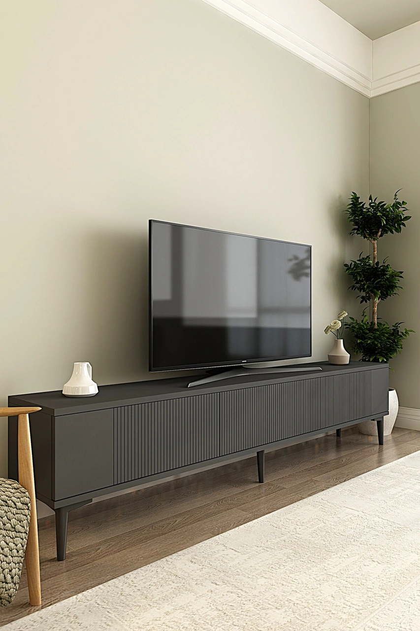 Tsa1803a - Corsa180 Tv Stand, Tv Sehpası Antrasit 180cm Antrasit