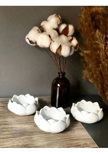 Bernami Biblo Pinterest Lotus Çi Çeği Dekorati F Mumluk 3 Lü Set