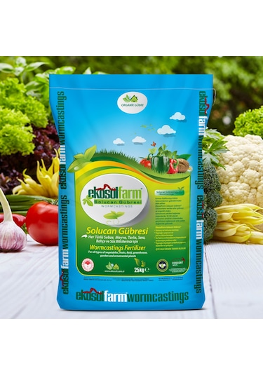 Ekosol Farm Solucan Gübresi 25 KG