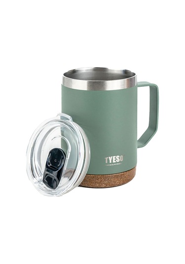 Tyeso Venus Mug Vakumlu Termal Kapaklı 530ml-Yeşil