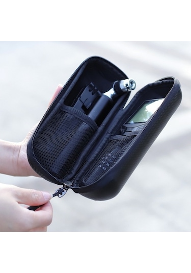 Willowhaven Bisiklet Alet Kavanozu, Sert Kabuklu Su Şişesi, Dağ Yolu Tamir Seti, Mat Siyah Su Şişesi Çantası Siyah