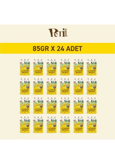 Tavuklu Yaş Kedi Maması 85 Gr X 24 Adet Jöle İçinde Parça Etli - Yetişkin Kedi