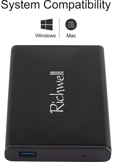 Sones Richwell Sata R2-sata-500gb 500gb 2,5 İnç Usb3.0 Süper Hızlı Arayüzlü Mobil Sabit Disk Sürücüsü
