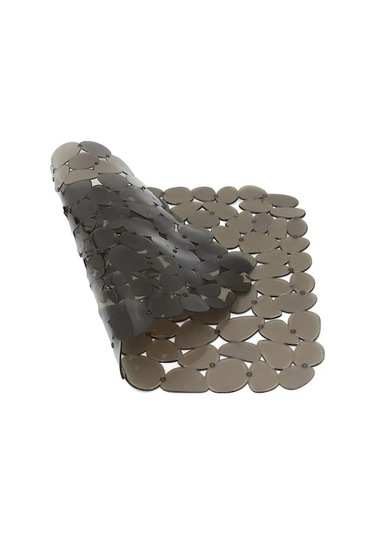 Besthome1 Mutfak/banyo Lavabo Koruması - 40x30 Cm Kauçuk Kaymaz Mat, Su Geçirmez, Çizik Koruyucu, Kolay Temizlenir Siyah Siyah