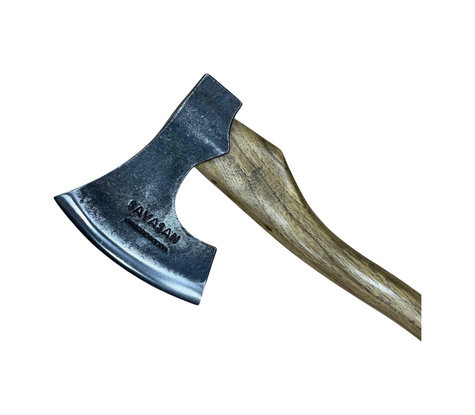 Savaşan Çelik 4140 Kamp Baltası Doğal Akasya Sapı Vernikli