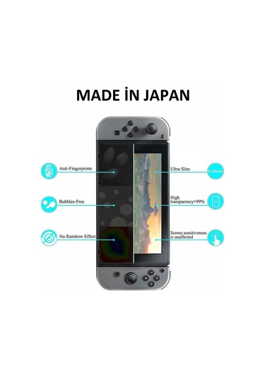 Beboncool Nintendo Switch Hori 9h Temperli Cam Ekran Koruyucu