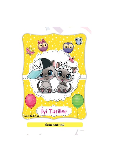 Karne Kabı Kılıfı Okul Öncesi Ürün Kodu:152 20 Adet