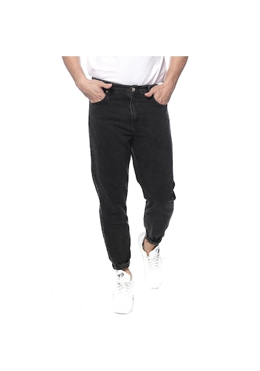 Likralı Paçası Lastikli Erkek Kot Pantolon