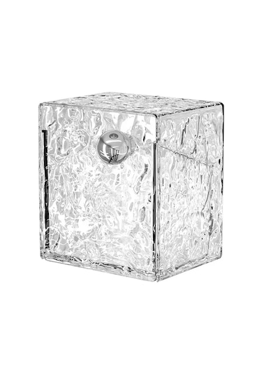 Skycity Banyo Duvarlı Dolap: Toz Koruyucu Kapağıyla Makyaj Pamukları, Konsept İçin Taşınabilir 1l Depolama Kutusu Transparan Gri Gümüş + Tavşan Diğer