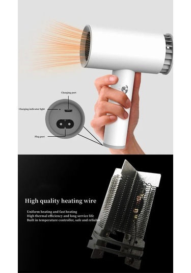 Lixiaqu01 Yeni Kablosuz Saç Kurutma Makinesi Yüksek Rüzgar Hızı