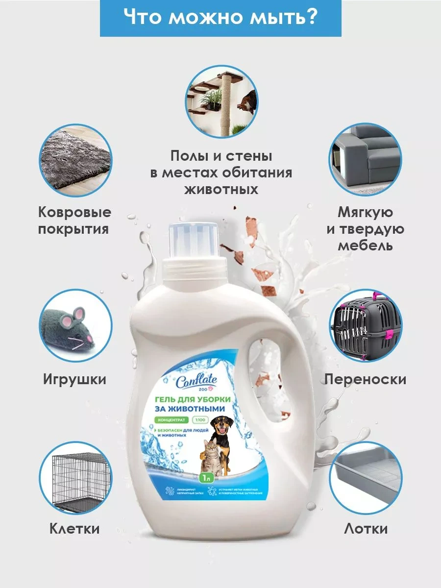 Conflate Klorheksidinli Hayvan Koku Nötralize Edici Temizlik Ürünü 1l 4603310