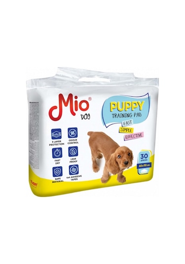 Mio Yapışkan Bantlı Köpek Çiş Pedi 30'lu 60 x 90 CM