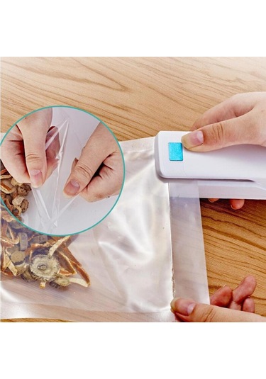 Suntek Küçük Torba Sızdırmazlık Makinesi Gıda Depolama Beyaz