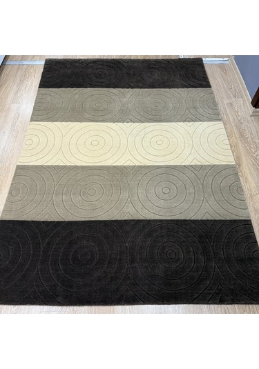 Eko Halı Handloom Özel El Dokuma Halı Kahverengi