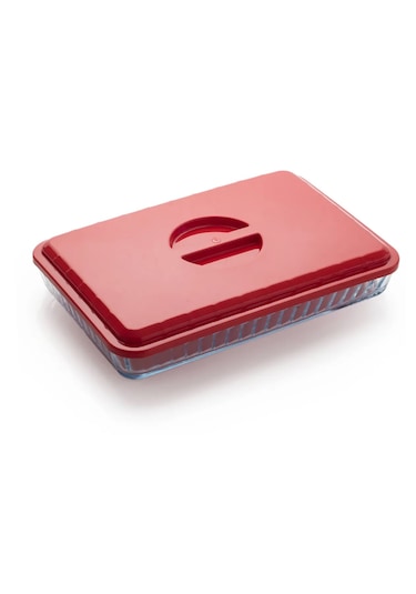 Tineke Plastik Buhar Kanallı Borcam Kapağı Dikdörtgen