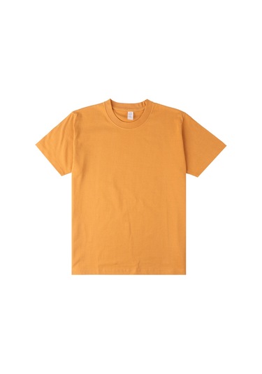 Yeni Japon Ağır Pamuklu Kısa Kollu Kırmızı Ve Sarı Kızıl Sarısı