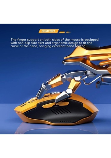 Inphic A9 2.4G Kablosuz Bluetooth 5.0 Optik Mouse